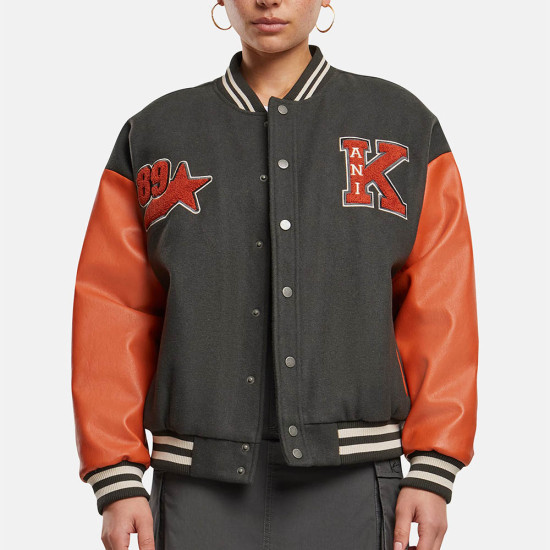 Karl Kani Γυναικείο κολεγιακό μπουφάν Retro Patch Star Logo OS College Jacket